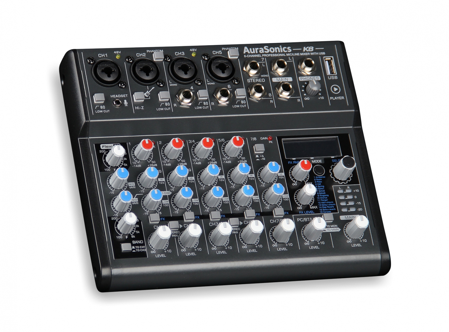 AuraSonics K8 компактный микшерный пульт в Вологде