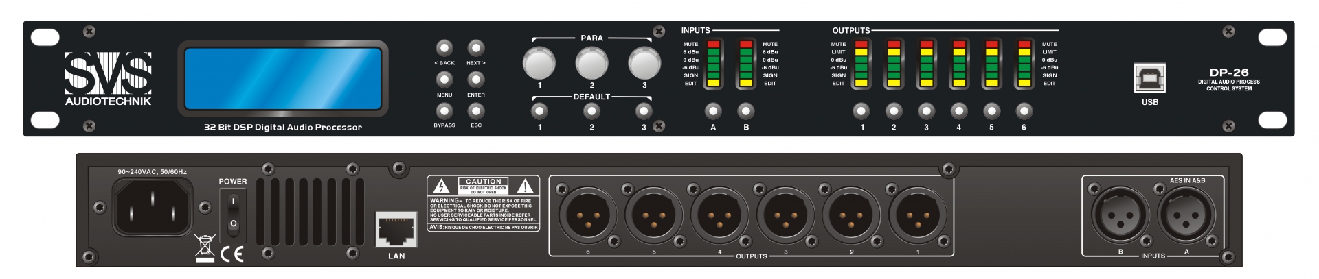 SVS Audiotechnik DP-26 Цифровой процессор: 2 входа 6 выходов в Вологде