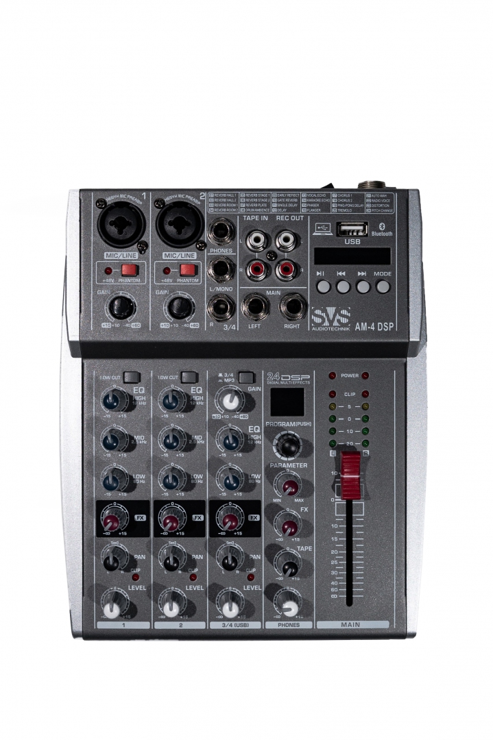 SVS Audiotechnik mixers AM-4 DSP Аналоговый микшерный пульт, 4-канала в Вологде