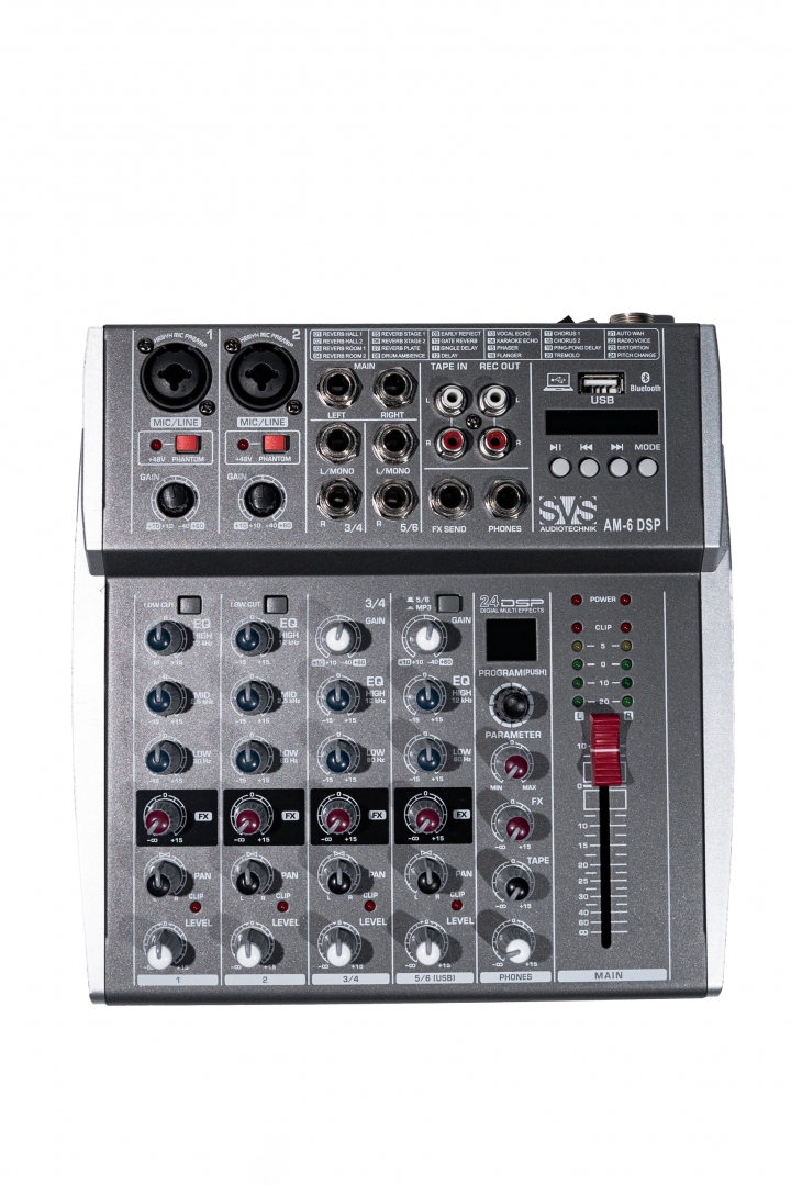 SVS Audiotechnik mixers AM-6 DSP Микшерный пульт аналоговый, 6-канальный SVS Audiotechnik mixers в Вологде